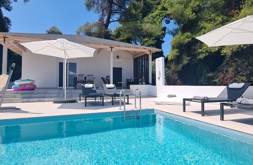 Kriopigi Villa | Anna Maria Luxury Suite with private pool