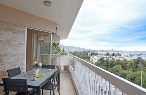 Palaio Faliro Apartment | Athens Edem Beach Penthouse, panoramic sea view