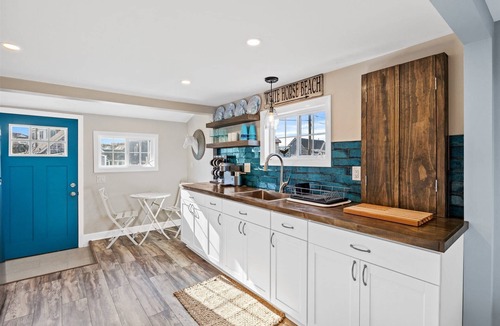 Plymouth House | Beachfront Bliss: Modern Plymouth Home w/Direct Beach Access and deck in front of ocean!
