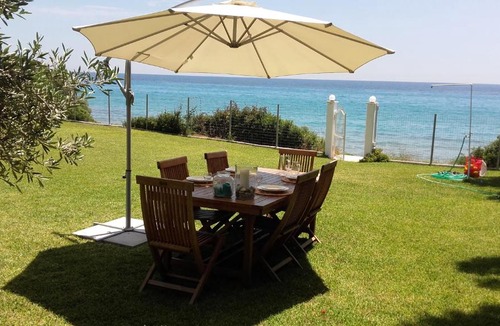 Kassandra Villa | BEACHFRONT DETACHED VILLA on a "PRIVATE" BEACH