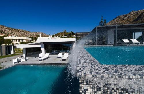 Palaia Fokaia Villa | Black Diamond Luxury Beachfront Villa Selenia