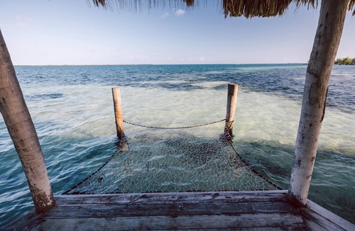 Thatch Caye Resort | Breezy Overwater Bungalow w/Incredible Views - Private Patio & A/C Included