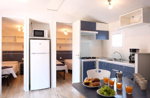 Sami House | Camping Karavomilos Beach Mobilehome Happy Plus for 7 people