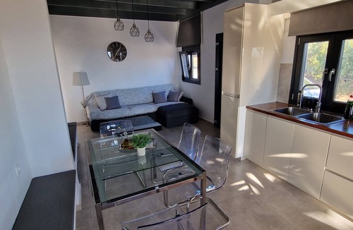 Goudhouros Villa | Casa di Olive, a villa with fireplace and sea view