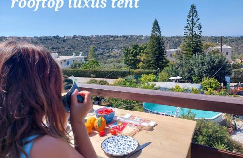 Pitharion House | Dream Tiny House or Luxus Tent with pool