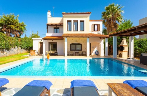 Kefalas Villa | Ekklisies Dio Large Private Pool, A/C, WiFi