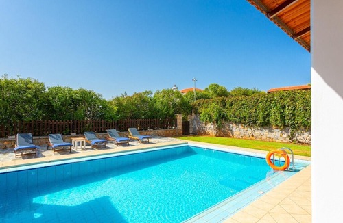 Kefalas Villa | Ekklisies Dio: Large Private Pool, A/C, WiFi