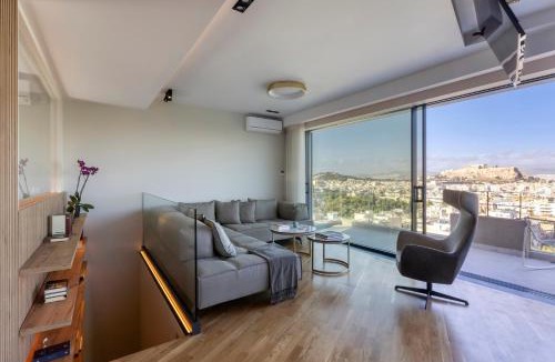 Kinosargous Apartment | Elegant Penthouse Acropolis View