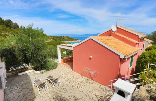Katsimatika Villa | Eleni Villa: 2BR, Pool, Seaviews in Yioliskari, Paxos Greece