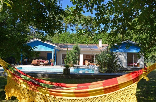 Biscarrosse Villa | exceptional, quiet, golf on 27 holes character villa, heated pool