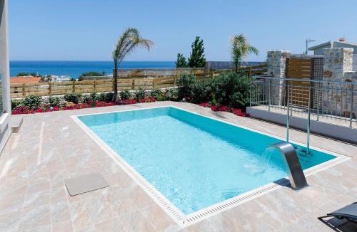 Kato Stalos Villa | Exquisite Crete Villa Villa Kleanthi 4 Bedroom Private Pool Panoramic Sea View Chania
