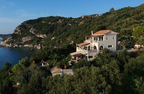 Afionas House | Fantastic quiet location, private sea access, fantastic sunsets