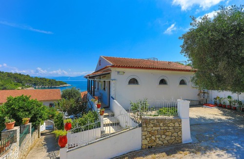 Gaios Apartment | Faros Tria, Gaios Family studio, sleeps 3, balcony, views