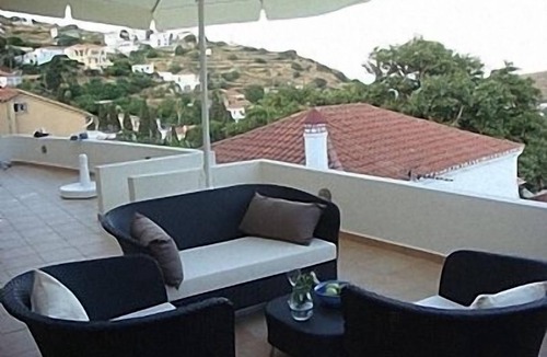 Steniai Apartment | Flat in Stenies near capital of Andros, Greece, amazing views of village and sea
