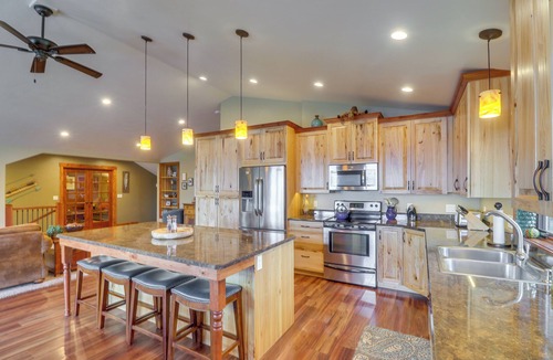Lakeside House | ‘Flathead Lake Base Camp’ in Somers: Lake View!