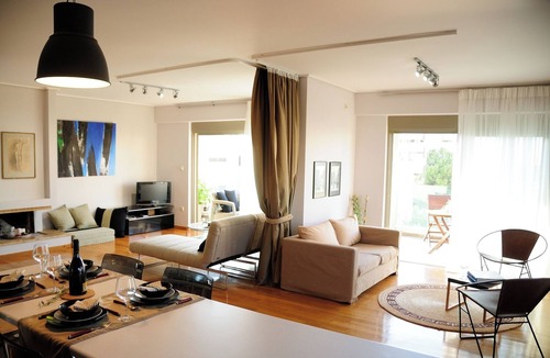 Glyfada Apartment | Glyfada Luxury, Two storey Loft, 5 minutes to the Golf, 10 min to the beach