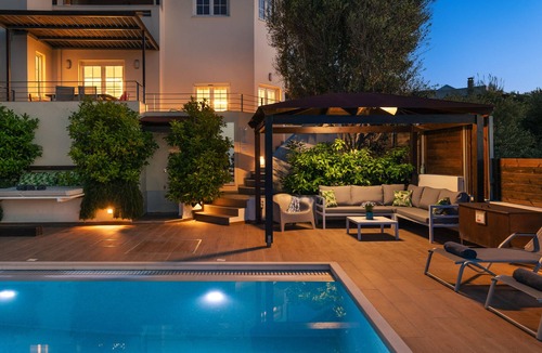 Kato Stalos Villa | Heated pool & Sauna
