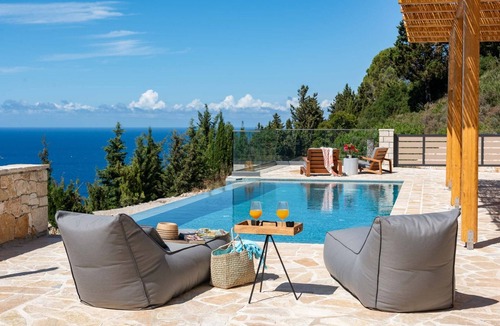 Ieromonachos Villa | Infinity Pool Paradise with Panoramic Ionian Views