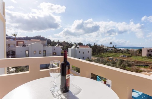 Agia Apartment | Litinas Apartment 10 with pool & balcony with garden view