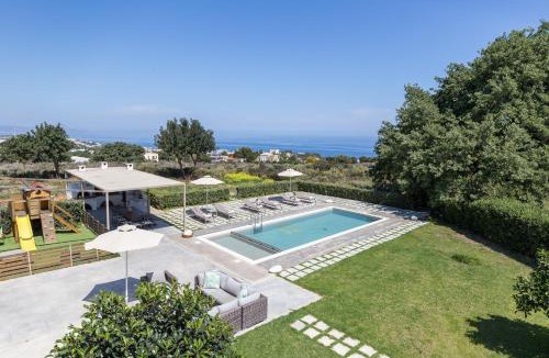 Tria Monastiria Villa | Lux Villa Mia with Heated Pool, 2km to Beach & Childrens Area!