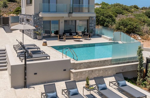 Atsipópoulon Villa | Luxury Villa AQUA With 2 Private Pools