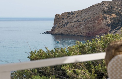 Milos Villa | Modern villa with a stunning sea view and a swimming pool