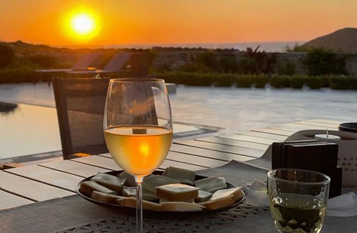 Tersanas Villa | Modern villa with private heated pool and great view!