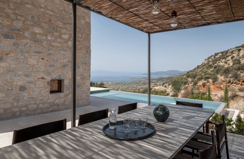 Lefktron Villa | Monolithoi Sea View Villa 2 with private pool - 3 BDR