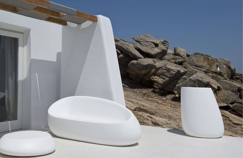 Tourlos House | My Rental Homes - Suite Amethyst, in Tourlos area, with shared pool, sea view