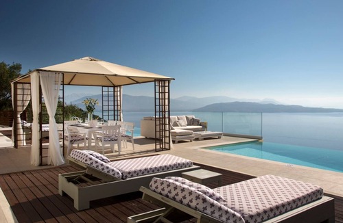 Katavolos Villa | Nissaki View - Eight Bedroom Villa, Sleeps 14
