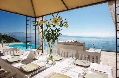 Katavolos Villa | Nissaki View - Eight Bedroom Villa, Sleeps 14