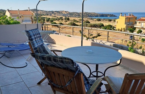 Charakas Apartment | One-bedroom suite on the third floor with panoramic views,accessible by elevator