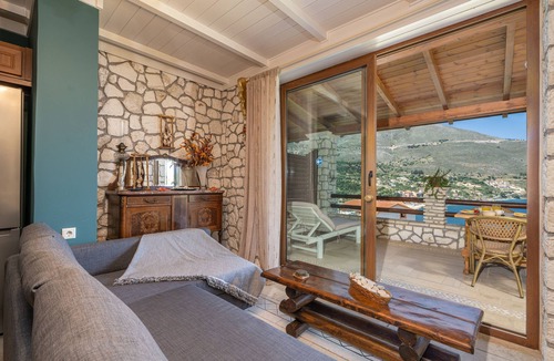 Agia Efimia Apartment | Penelope - Luxury Stone Apartments with stunning view