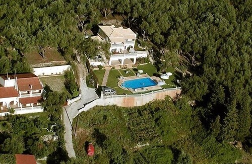 Skala Villa | Private Villa with superb seaview, swimming pool, garden, parking, pet friendly