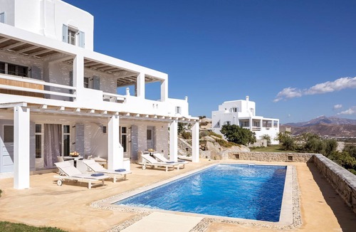 Agios Prokopios Villa | R 1134 Zosimo’s Premium Suite with Shared Pool With Airport/Port Transfer Service available, Breakfa