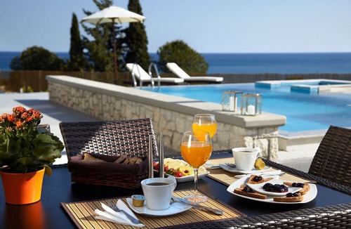 Pefkos Villa | R 337 3 Bedroom Villa with Private Swimming pool with spa ( heated) and Stunning Sea Views