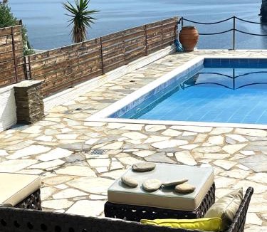 Andros Town House | Residence Sineti Beach sea view maisonette