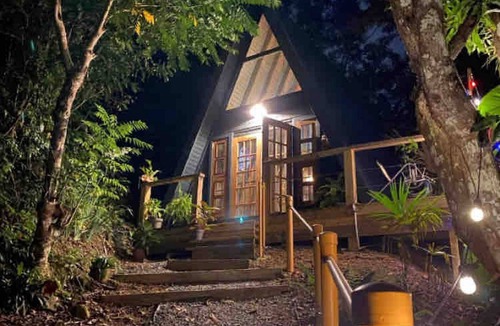 Cidra House | Romantic Cozy Serene A Frame Mountain Cabin