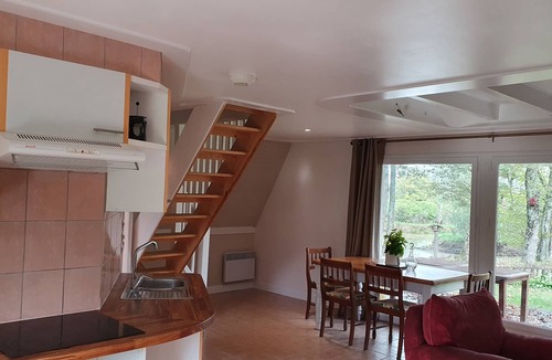 Chaillac Ski Chalet | Rural 2 bedroom fully equiped Chalet, 2 of 2, by lake near Chaillac sleeps max 6