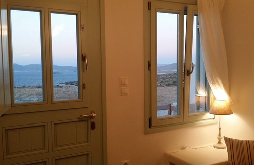 Mandrakia House | "Sea Blue" traditional cycladic residence with sea view terrace