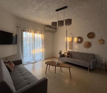 Skala Fourkas Apartment | Seaside family house