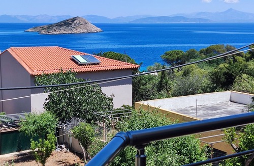 Ormos Agiou Ioannou Villa | Serenity Villa -1st floor -Panoramic Seaview-Seashore 180 m away-AMA 1803.