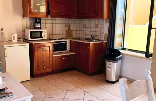 Chorafakia Apartment | Skandalis - Klio apartment with sea & pool view