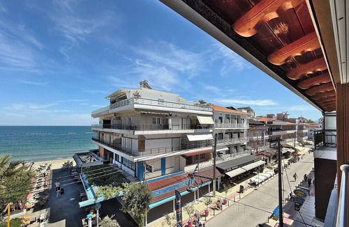 Katerini Apartment | SkyView Paralia, Apartment with View and Balcony