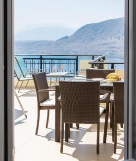 Pitharion Apartment | Souda Bay View with Private Pool near Chania City
