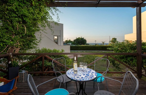 Ialyssos Apartment | Spacious sea view studio ATHENA for 2-3 persons in Rhodes - Ialysos