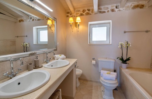 Katsimatika Villa | Splendid stone villa hovering above bay and sea views,with private pool