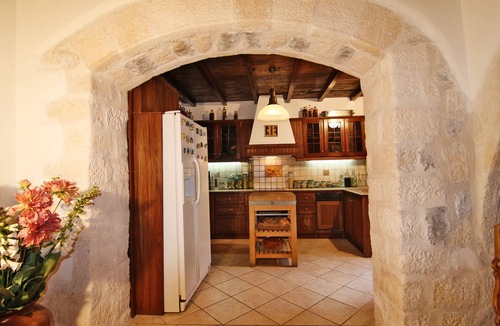 Marathon Villa | "Stone Castle Villa" panoramic sea view, in sandy beach, near Athens