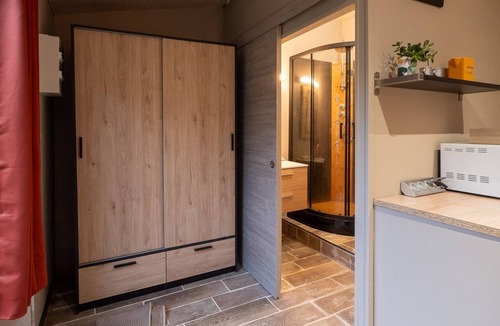 Louzac-Saint-Andre Apartment | Studio Apartment 'La Salamandre Enchantée' with Shared Pool, Private Terrace and Wi-Fi