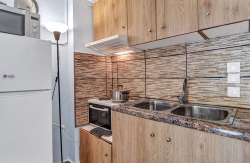 Drimonas Apartment | Studio Apartment 'Kerkis Apartment' with Mountain View, Wi-Fi and Air Conditioning